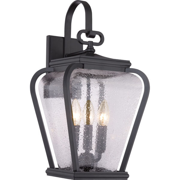 Province Mystic Black Nine-Inch Outdoor Wall Sconce, image 1