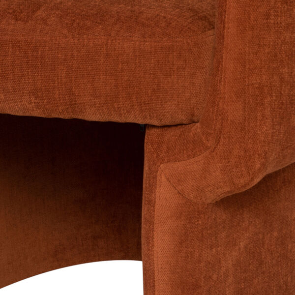Clementine Terracotta Occasional Chair, image 4