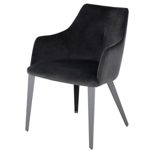 Renee Black and Gray Dining Chair, image 1