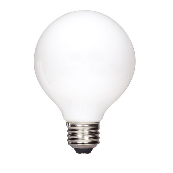SATCO Soft White LED G25 Medium 4.5 Watt LED Globe Light Bulb with 2700K 430 Lumens 80 CRI and 360 Degrees Beam, image 1