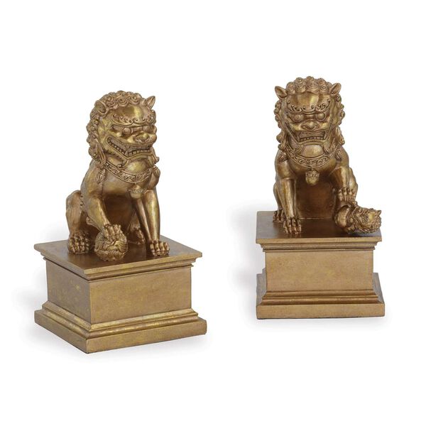Foodog Gold Bookend, Set of Two, image 5