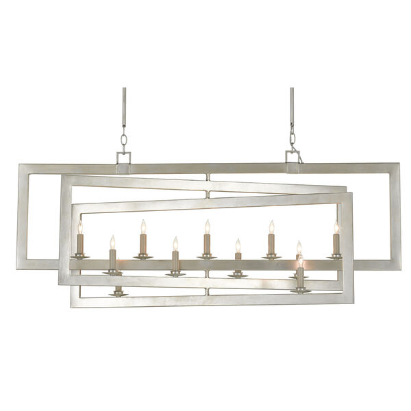 Middleton Contemporary Silver 11-Light Chandelier, image 1