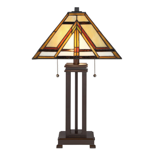 Tiffany Russet Two-Light Table Lamp, image 3