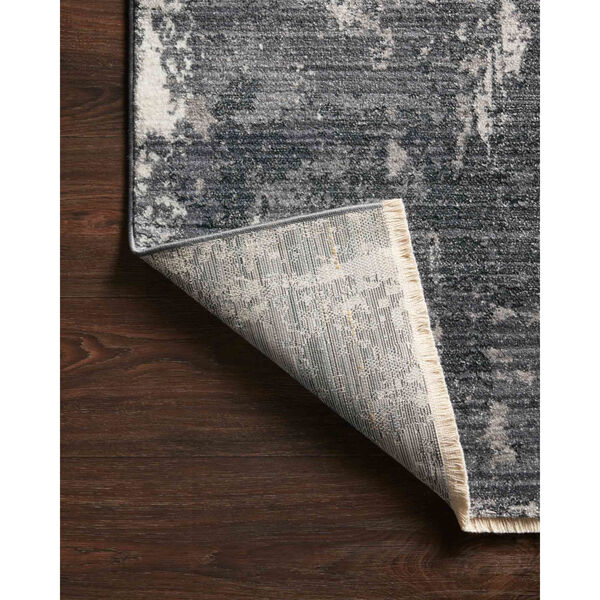Samra Charcoal and Silver Rectangular: 5 Ft. 3 In. x 7 Ft. 9 In. Area Rug, image 4