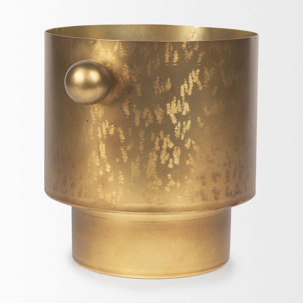 Juno Antique Gold Iron Large Vase, image 4