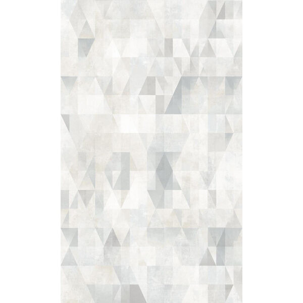 Gray and Beige Prismatic Geo Peel and Stick Wallpaper, image 2