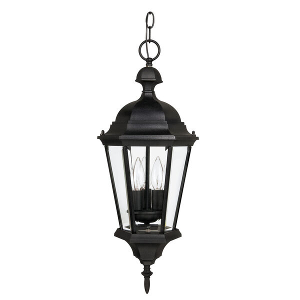 Carriage House Black Outdoor Hanging Pendant, image 1