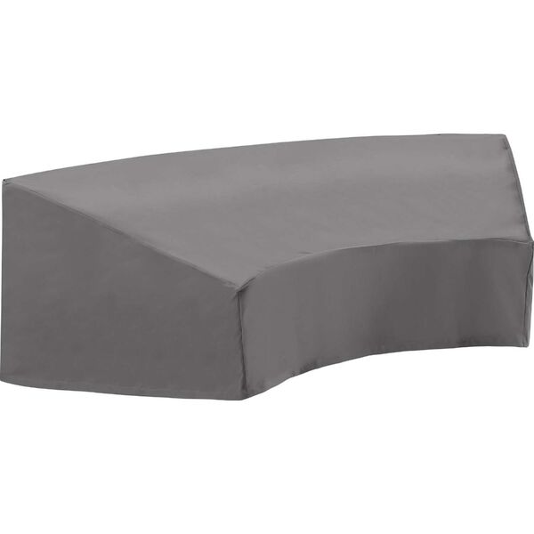 Gray Catalina Round Sectional Furniture Cover, image 2