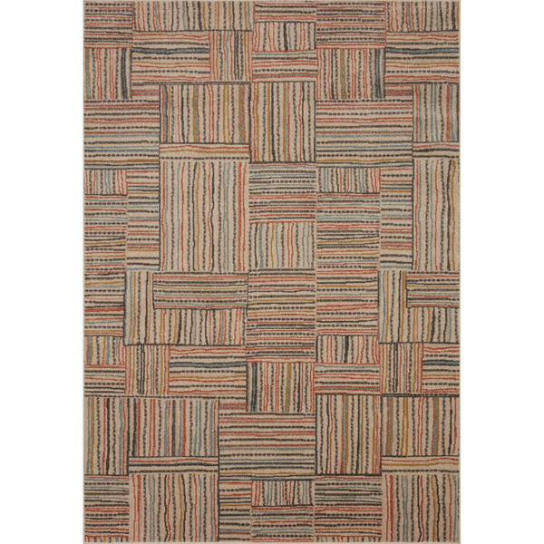 Chalos Cream and Brown 2 Ft. 3 In. x 7 Ft. 6 In. Area Rug, image 1