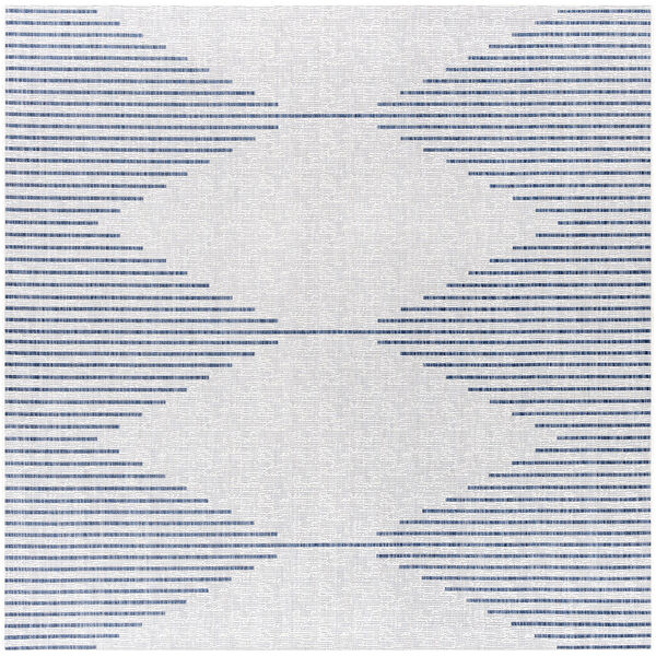 Eagean Bright Blue and White Square: 7 Ft. 10 In. Indoor and Outdoor Rug, image 1