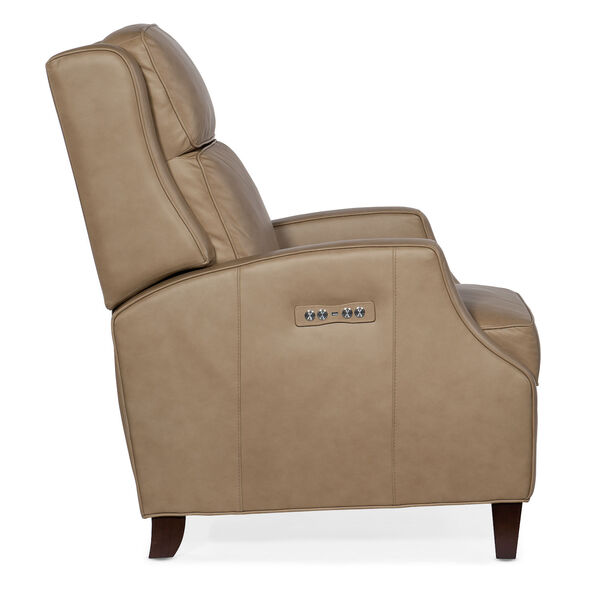 Tricia Beige Power Recliner with Headrest, image 5