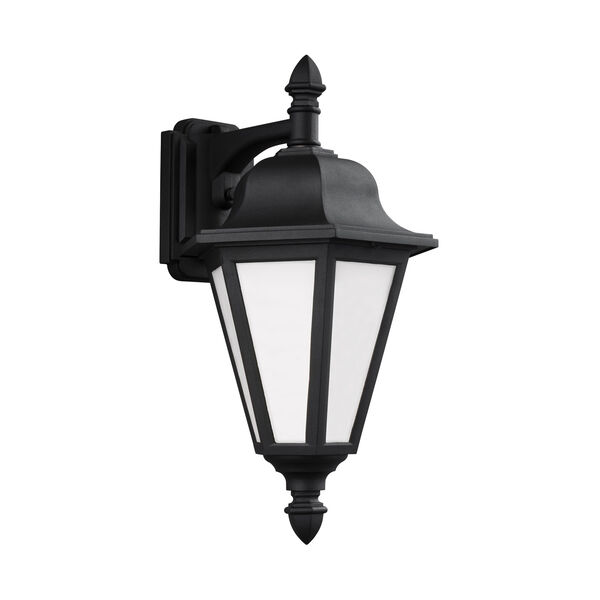 Brentwood Black 10-Inch One-Light Outdoor Wall Lantern, image 1
