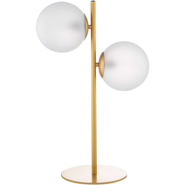 Jacoby Gold Two-Light Table Lamp, image 1