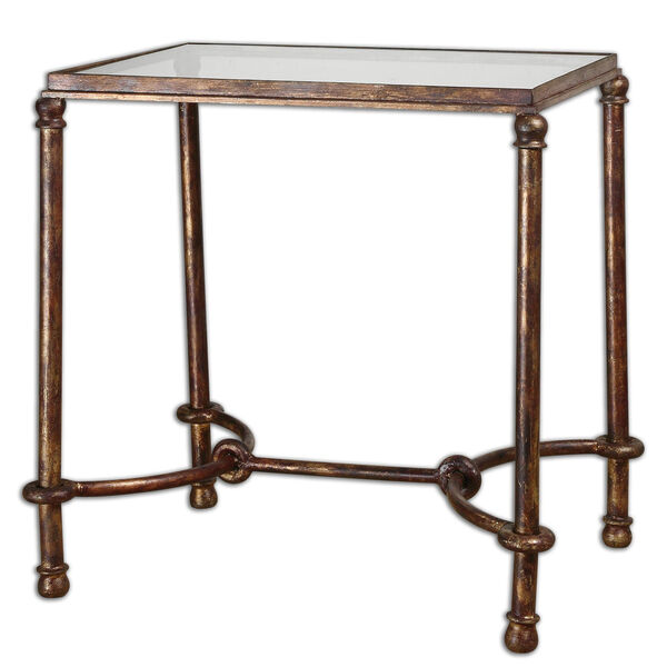 Warring Rustic Bronze End Table, image 1
