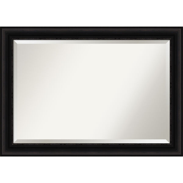 Parlor Black 42W X 30H-Inch Bathroom Vanity Wall Mirror, image 1