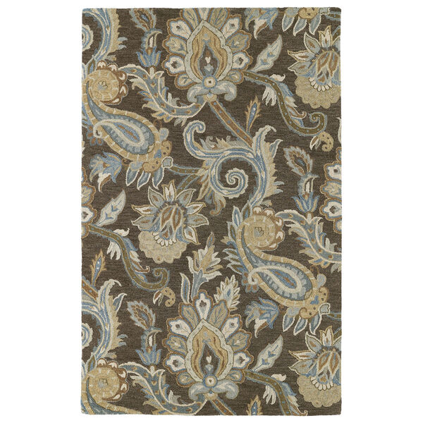 Helena Brown Hand-Tufted 2Ft. 6In x 12Ft. Runner Rug, image 1