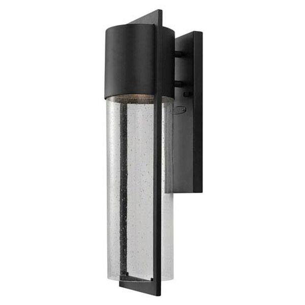 Brixton Black Six-Inch LED Outdoor Wall Mount, image 1