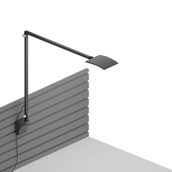 Mosso Metallic Black LED Pro Desk Lamp with Slatwall Mount, image 1