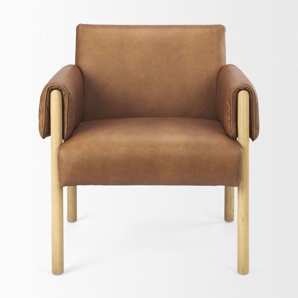 Ashton Brown Accent Chair, image 2