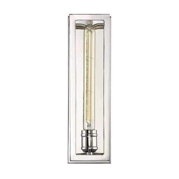 Clifton Polished Nickel One-Light Wall Sconce, image 2