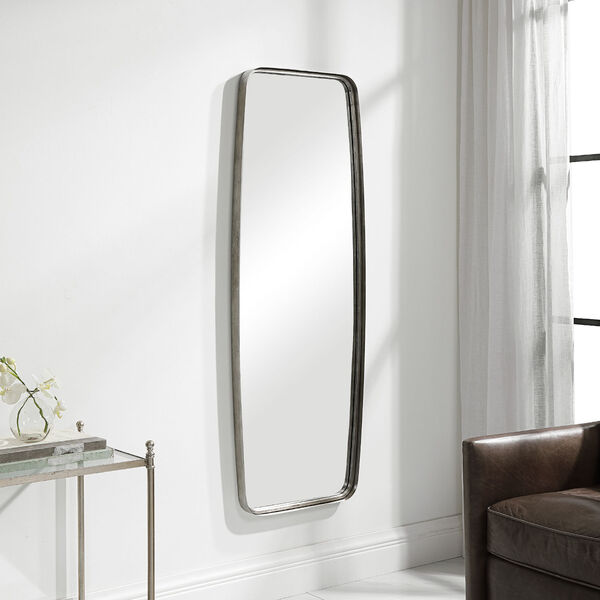 Linden Antique Silver Full Length Oblong Wall Mirror, image 5