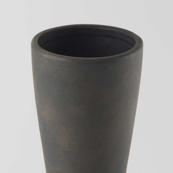 Kaz Earthy Brown Ceramic Vase, image 5