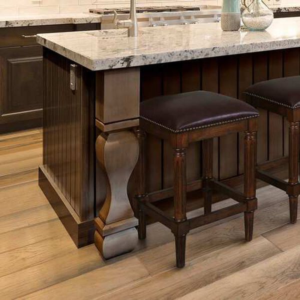 Manchester Distressed Walnut 27-Inch Counter Stool, image 2