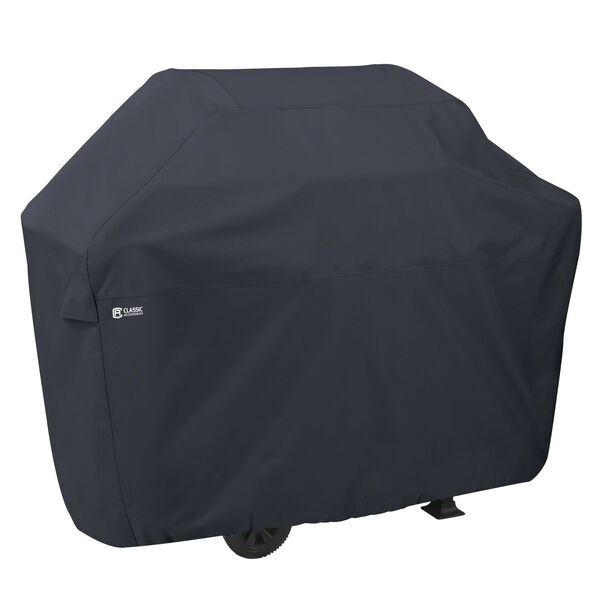 Poplar Black 64-Inch BBQ Grill Cover with Coiled Grill Brush and Magnetic LED Light, image 3