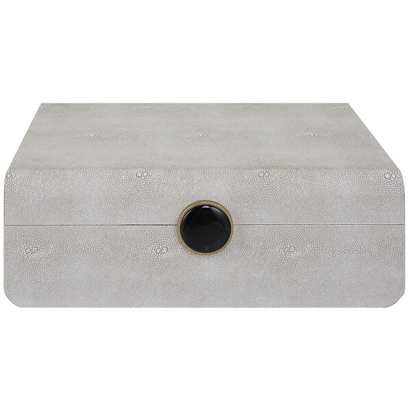 Lalique White Shagreen Box, image 3