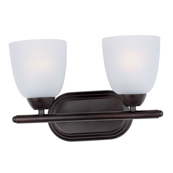 Axis Oil Rubbed Bronze Two-Light Bath Vanity, image 1