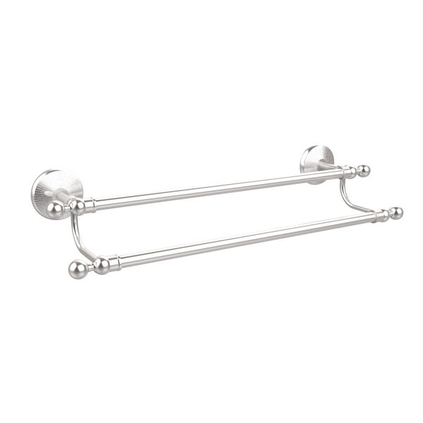 Monte Carlo Collection 36 Inch Double Towel Bar, Satin Chrome, image 1