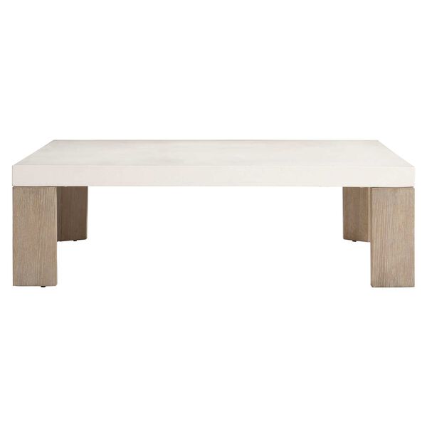 Lorenzo Vintage Cream and Natural 52-Inch Cocktail Table, image 1