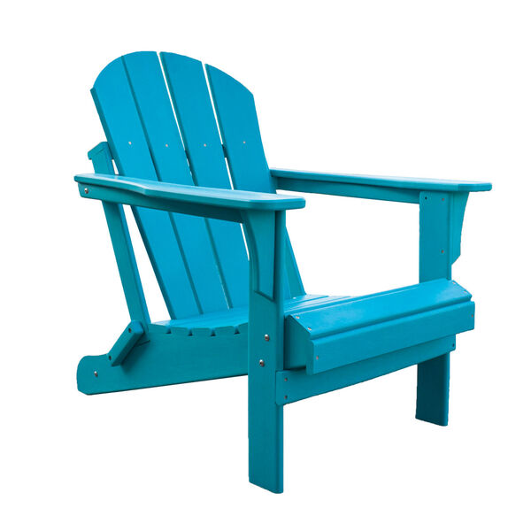 Adirondacks Teal Outdoor Adirondack Chair, image 1