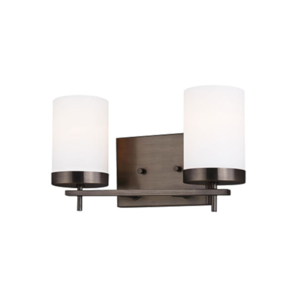 Loring Brushed Oil Rubbed Bronze Two-Light Wall Sconce, image 1