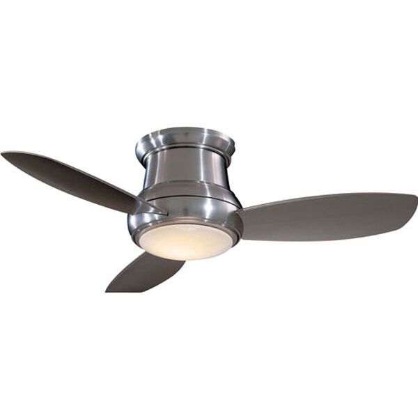 Concept II Brushed Nickel 44-Inch Flush LED Ceiling Fan, image 1