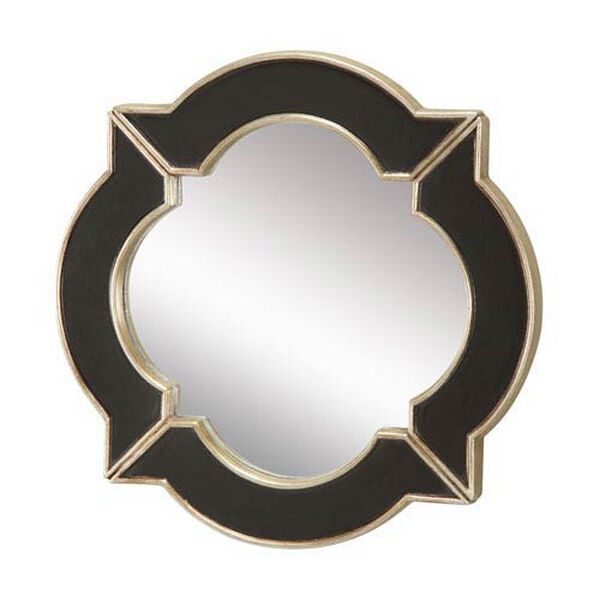 Lilliput Black 16-Inch Arched and Crowned Mirror, image 1