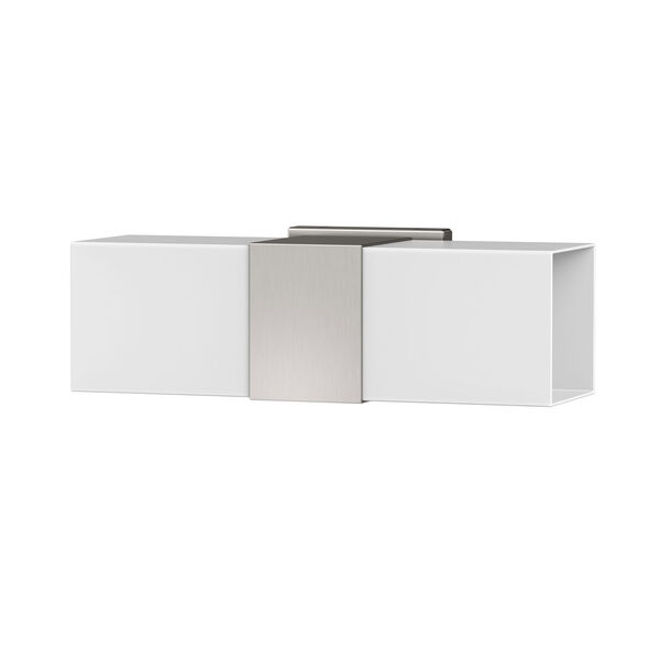Elevate Double Sconce Satin Nickel, image 1