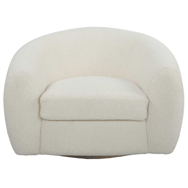 Capra Off-White Swivel Chair, image 2