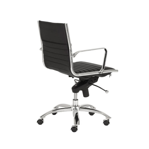 Dirk Black 27-Inch Low Back Office Chair, image 4