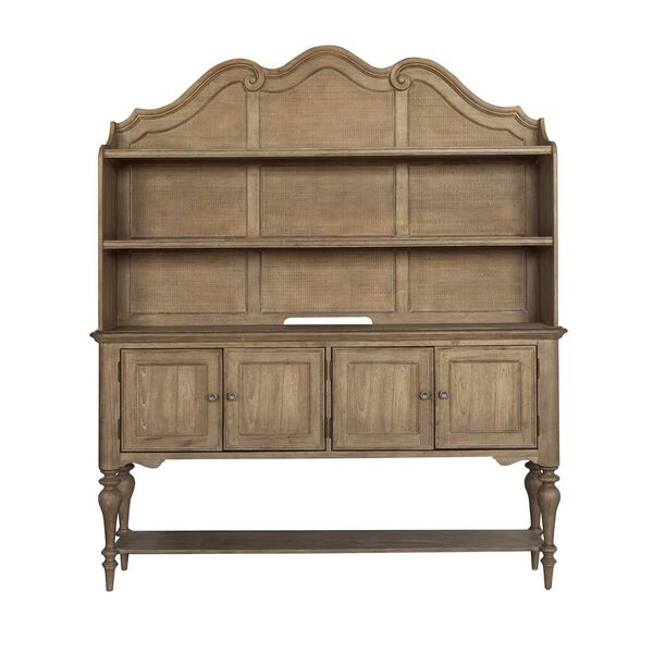 Weston Hills Natural Sideboard and Hutch - (Open Box), image 2