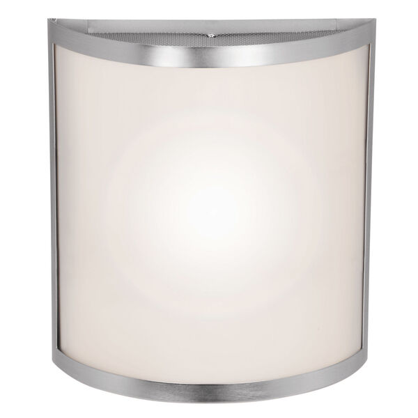Artemis Brushed Steel 10-Inch Two-Light Led Wall Sconce, image 1