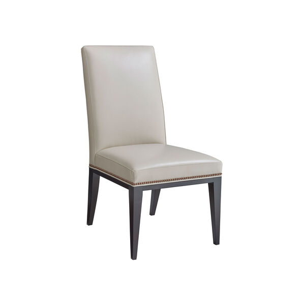 Leather Ivory Lowell Dining Chair, image 1