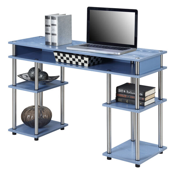 Designs2Go Blue No Tools Student Desk, image 3