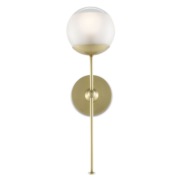 Montview Brushed Brass One-Light Wall Sconce, image 3