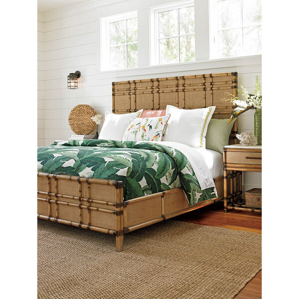 Twin Palms Brown Coco Bay King Panel Bed, image 3