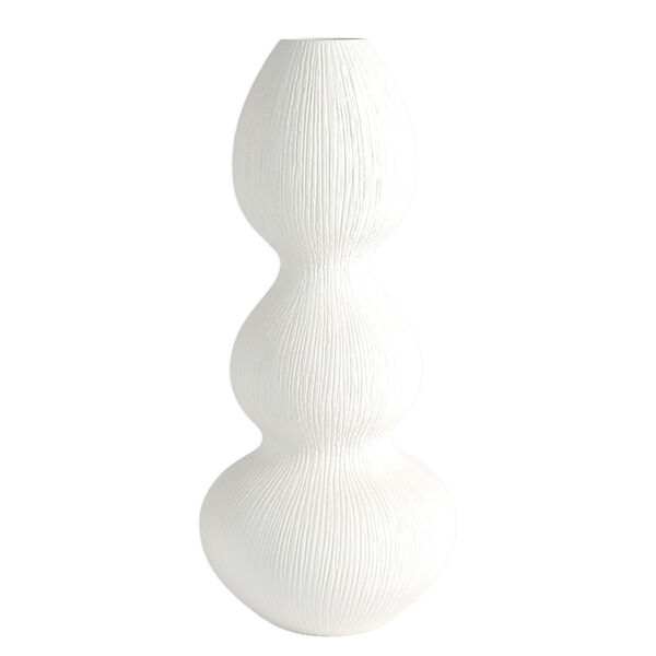Torch White Large Vase, image 1