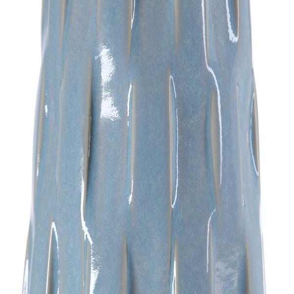 Brienne Light Blue and Brushed Nickel Table Lamp, image 3