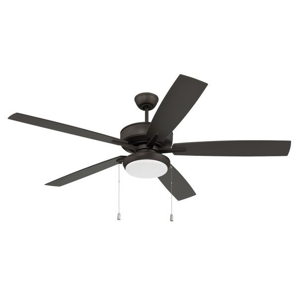 Super Pro Espresso 60-Inch LED Ceiling Fan with Pan Light, image 6
