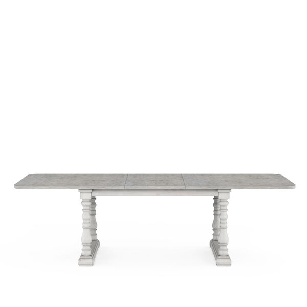Somerton Gray and White Rectangular Dining Table, image 3