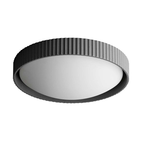 Souffle Gray 18-Inch LED Flush Mount, image 1